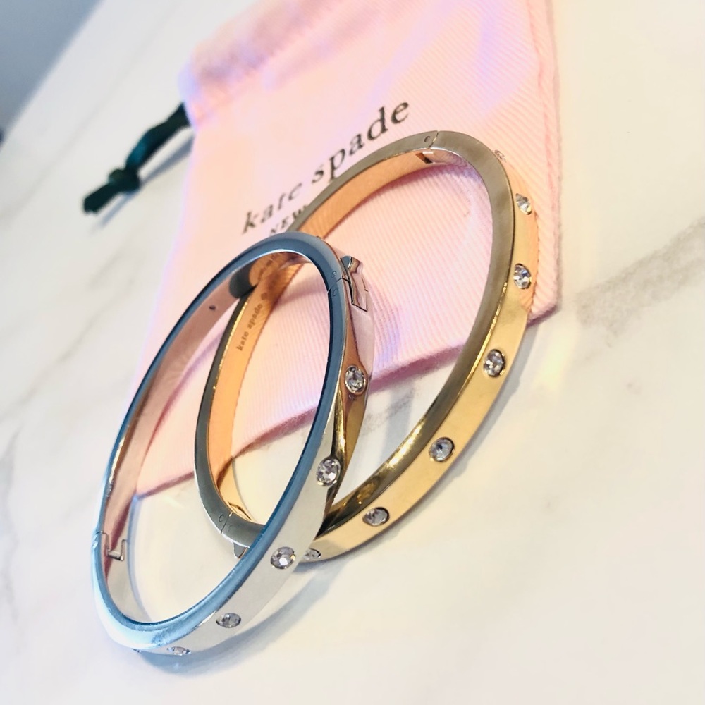 Kate Spade Bracelets gold and silver pair